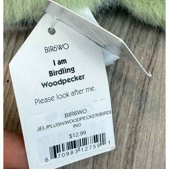 Jellycat BIRDLING WOODPECKER Soft Plush Toy NWT Bird Stuffed Animal New - Picture 8 of 9